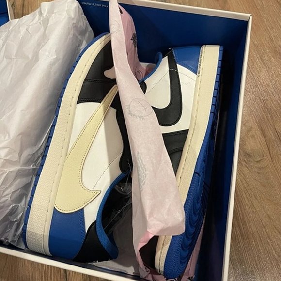 COPY - Air Jordan 1 Travis Scott X Fragment lows damaged box REPS - Picture 5 of 8